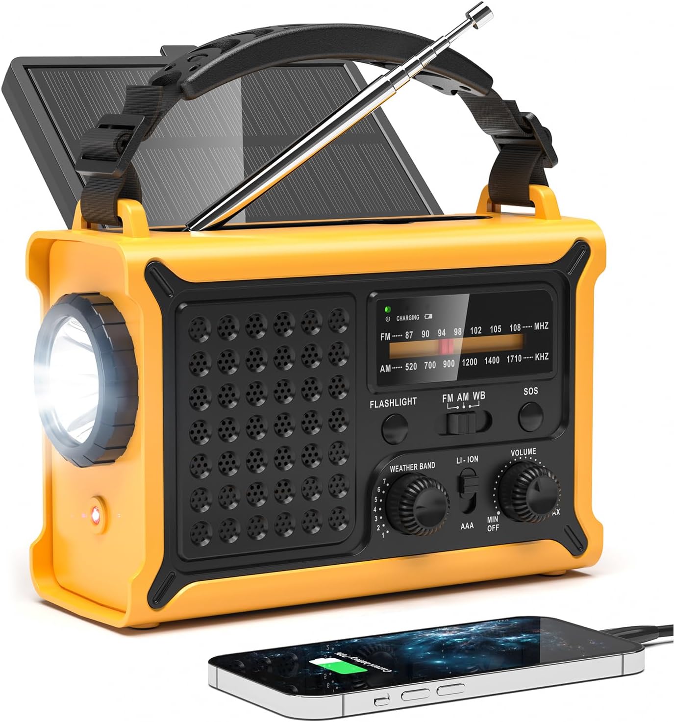 NOAA Solar Hand Crank Weather Radio Review: Is This 12000mAh Emergency Radio Worth It?