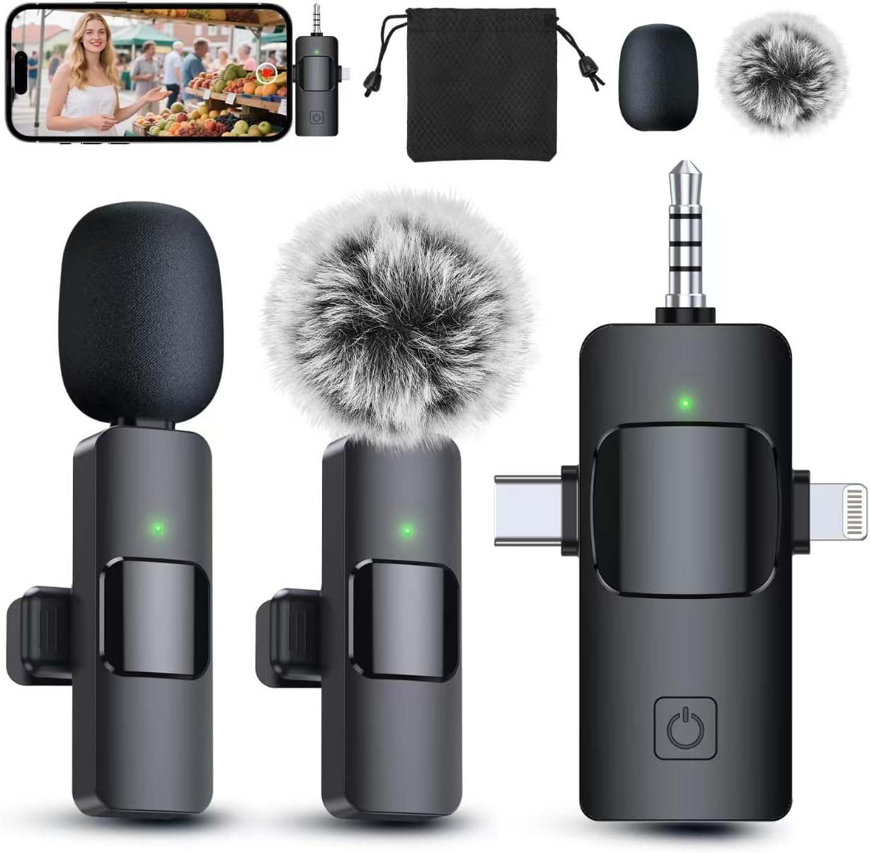 PQRQP 3-in-1 Wireless Lavalier Microphone Review: Budget Audio That Punches Up