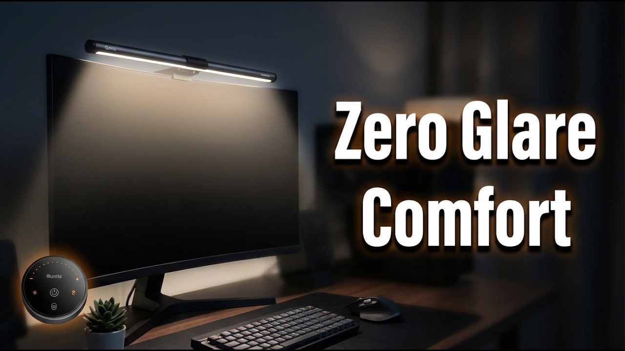 Quntis Computer Monitor Light Bar Review: Can a $50 Desk Lamp Replace the BenQ?