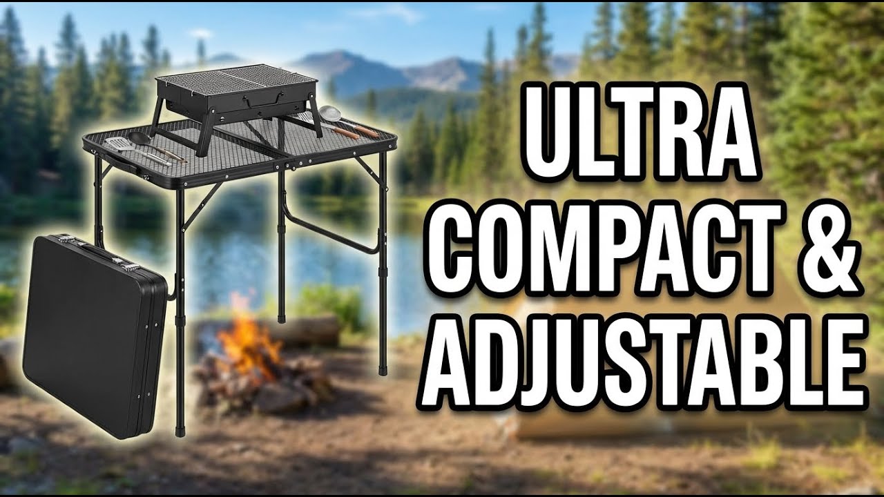 REDCAMP Folding Grill Table Review: 3 Heights, 5 Pounds, One Verdict
