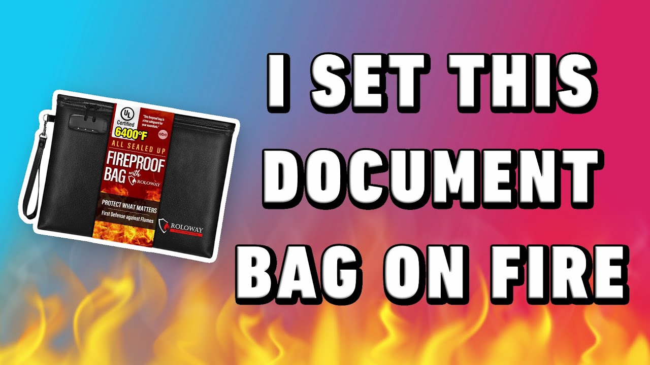 ROLOWAY Fireproof Document Bag Review: 12-Layer Protection Put to the Test