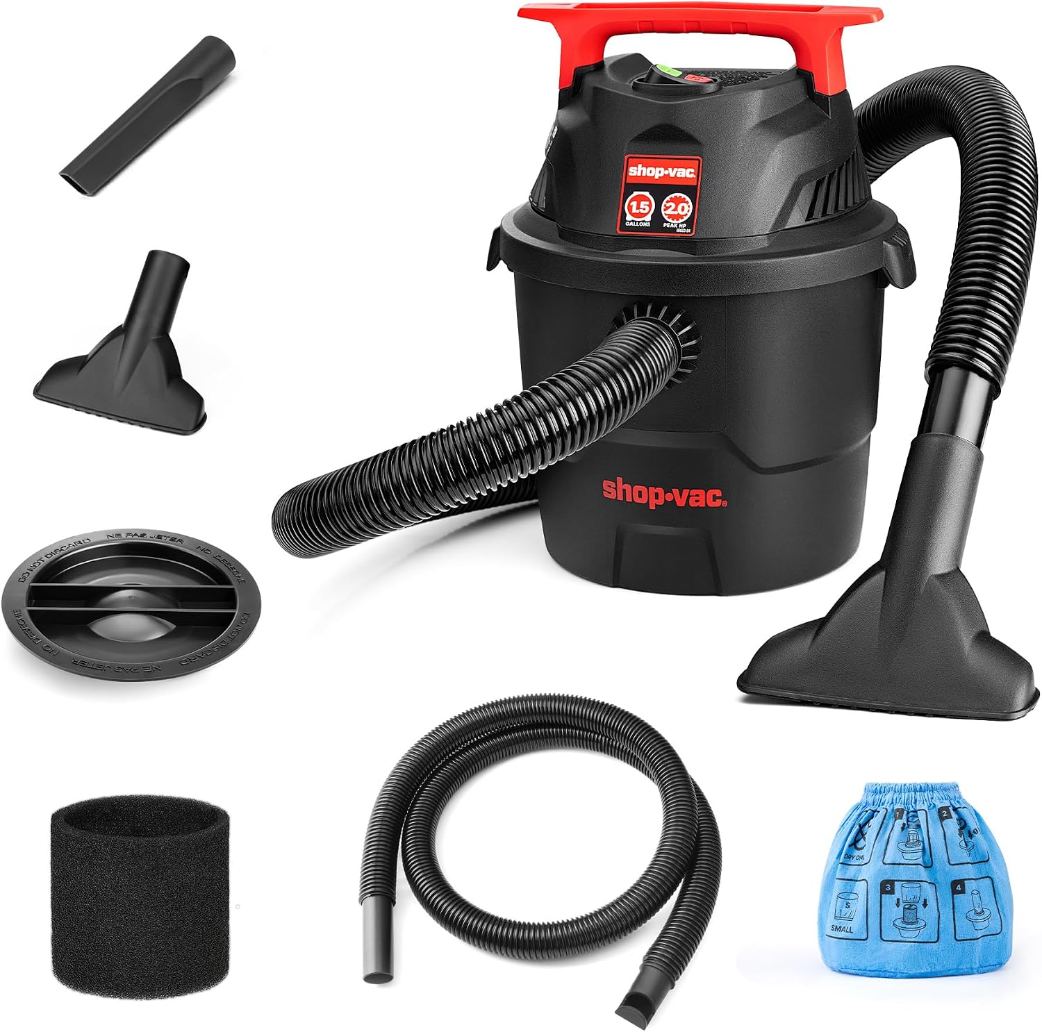 Shop-Vac 1.5 Gallon Wet/Dry Vacuum Review: Small Vac, Serious Suction