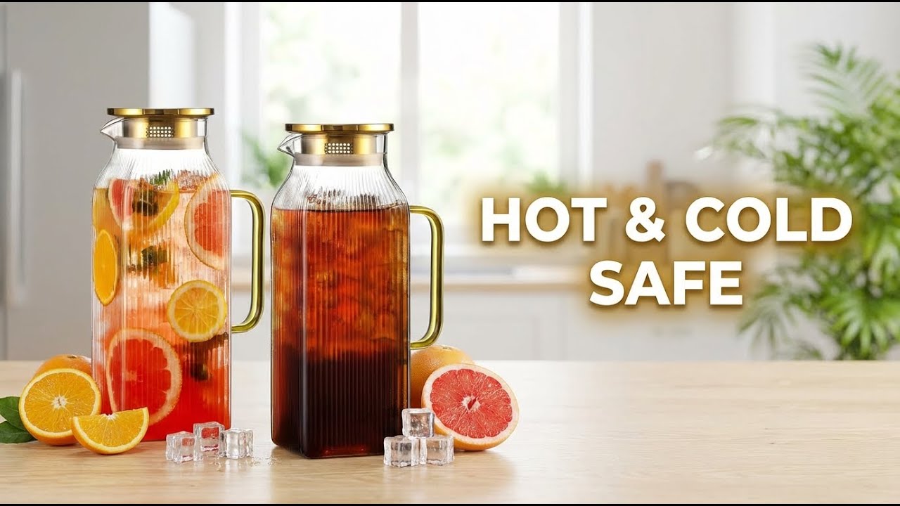 Snuvid Square Glass Pitcher Review: A Space-Saving Upgrade for Your Fridge