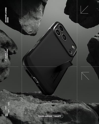 Spigen Tough Armor T MagFit case for iPhone 17 Pro Max shown from the back