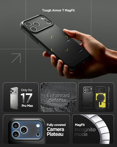 Close-up of the Spigen Tough Armor T textured back and camera cutout