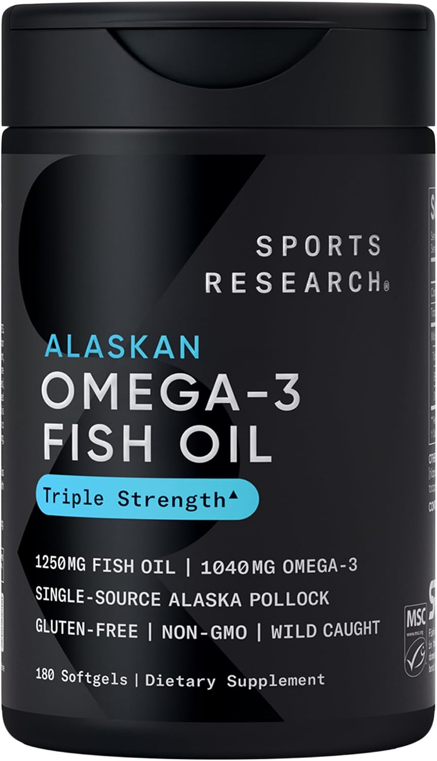 Sports Research Omega-3 Fish Oil Review: One Softgel, No Fishy Burps