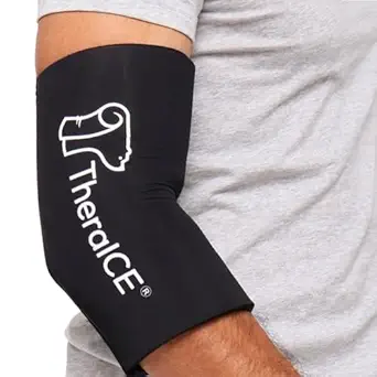 TheraICE Elbow Ice Pack Compression Sleeve Review: Hot and Cold Therapy Made Simple