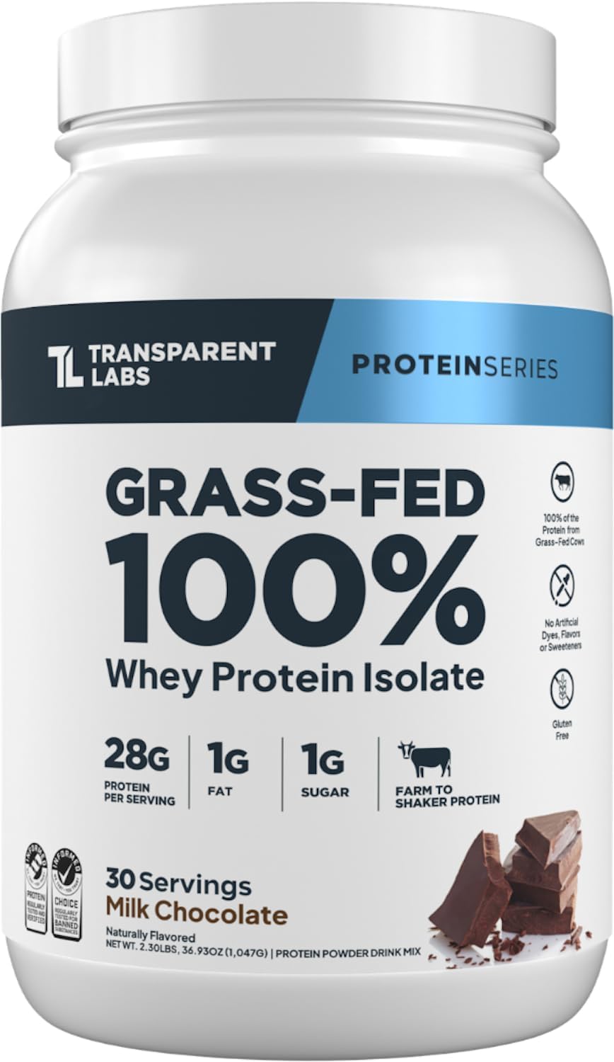 Transparent Labs Grass-Fed Whey Protein Isolate Review