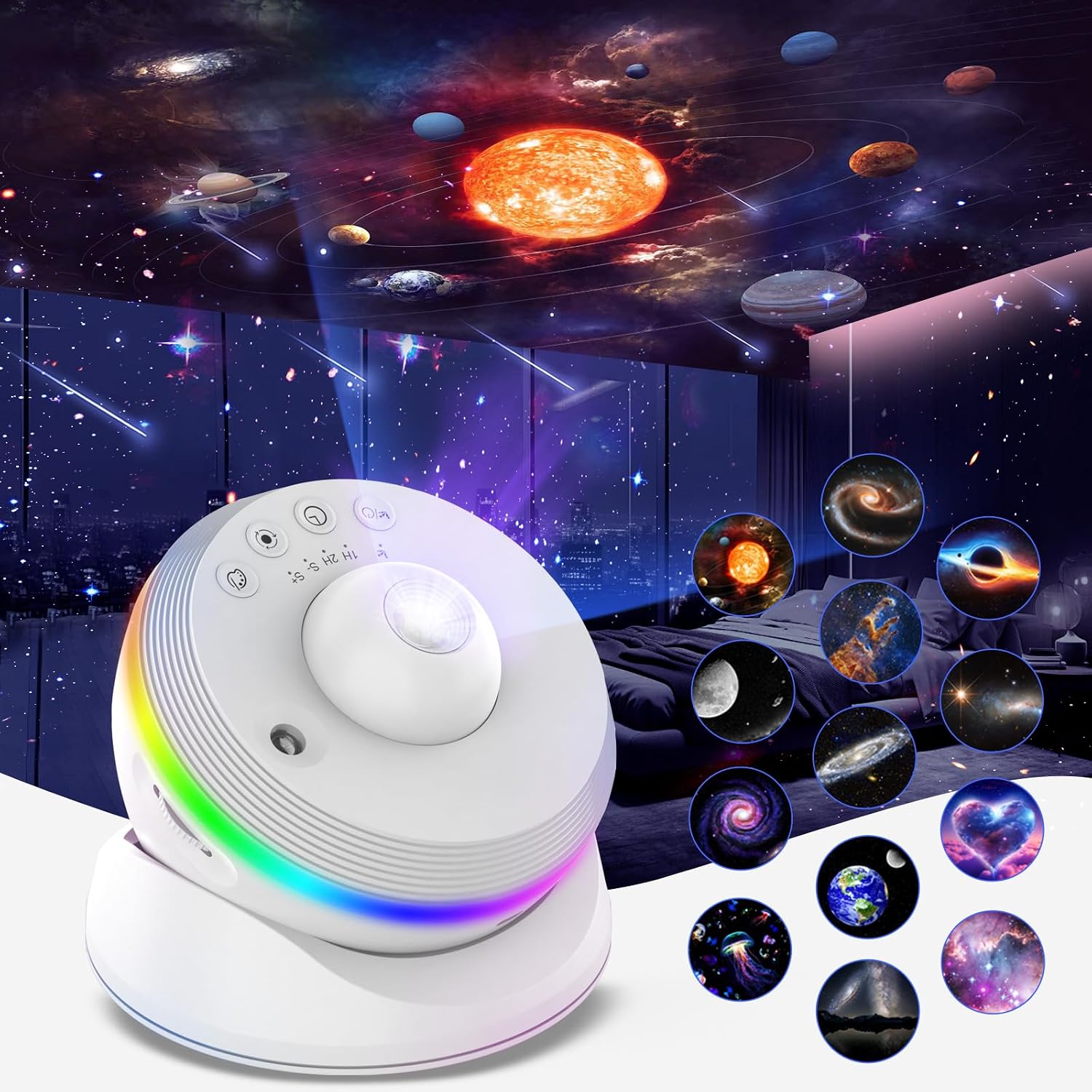 VanSmaGo Meteor Galaxy Projector Review: 13 Glass Discs Tested