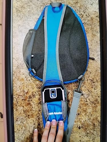 WATERFLY sling bag compartments showing internal storage