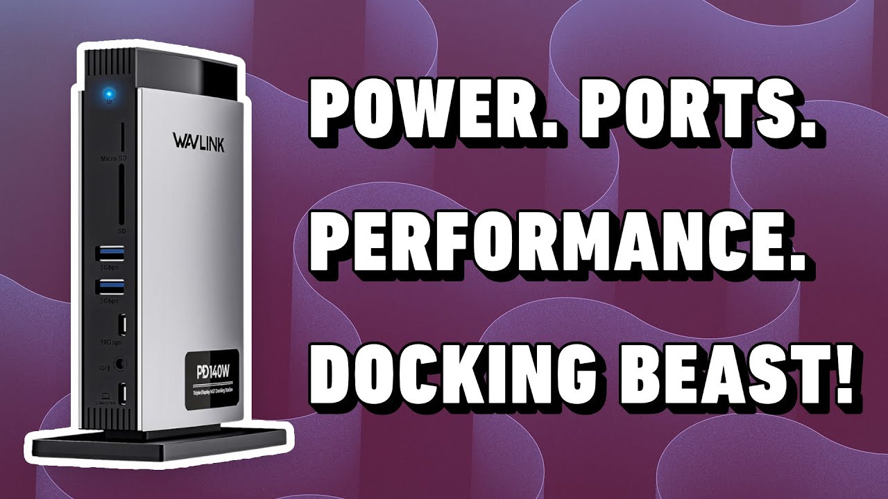 WAVLINK Laptop Docking Station 3 Monitors Review: One Cable, Triple 4K Output